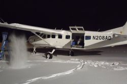 Cessna Caravan In The Snow