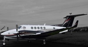King Air 200 at Gloucestershire EGBJ
